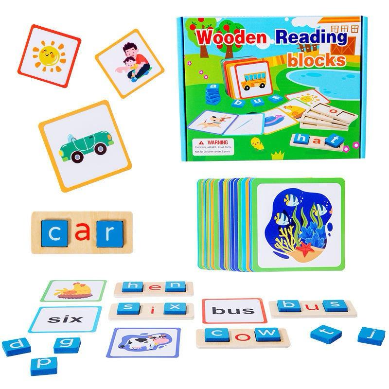 Wooden Reading Blocks